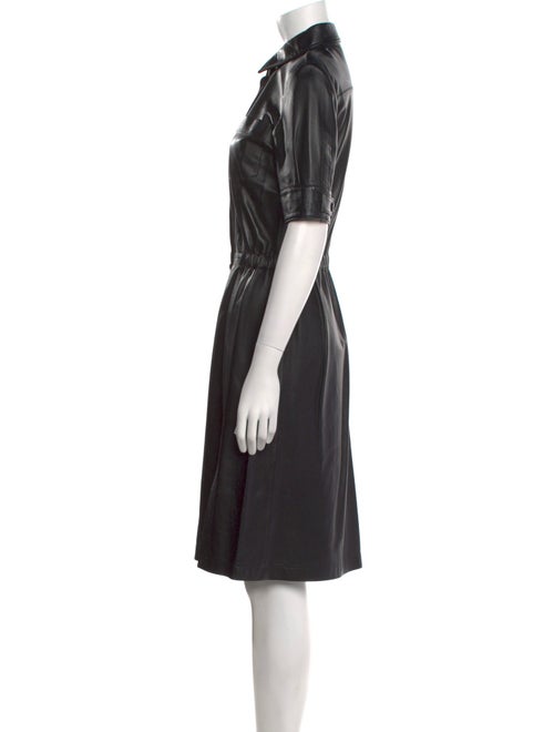 Altuzarra Lamb Leather Midi Length Dress