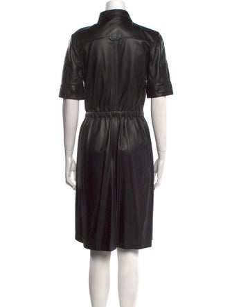 Altuzarra Lamb Leather Midi Length Dress