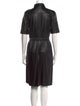 Altuzarra Lamb Leather Midi Length Dress