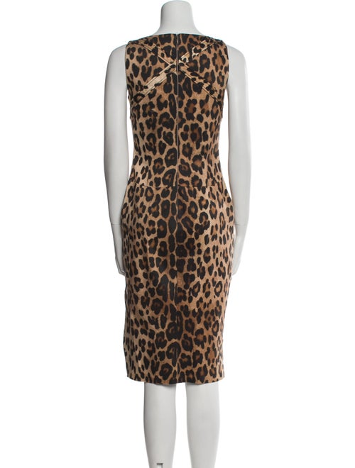 Altuzarra Animal Print Knee-Length Dress