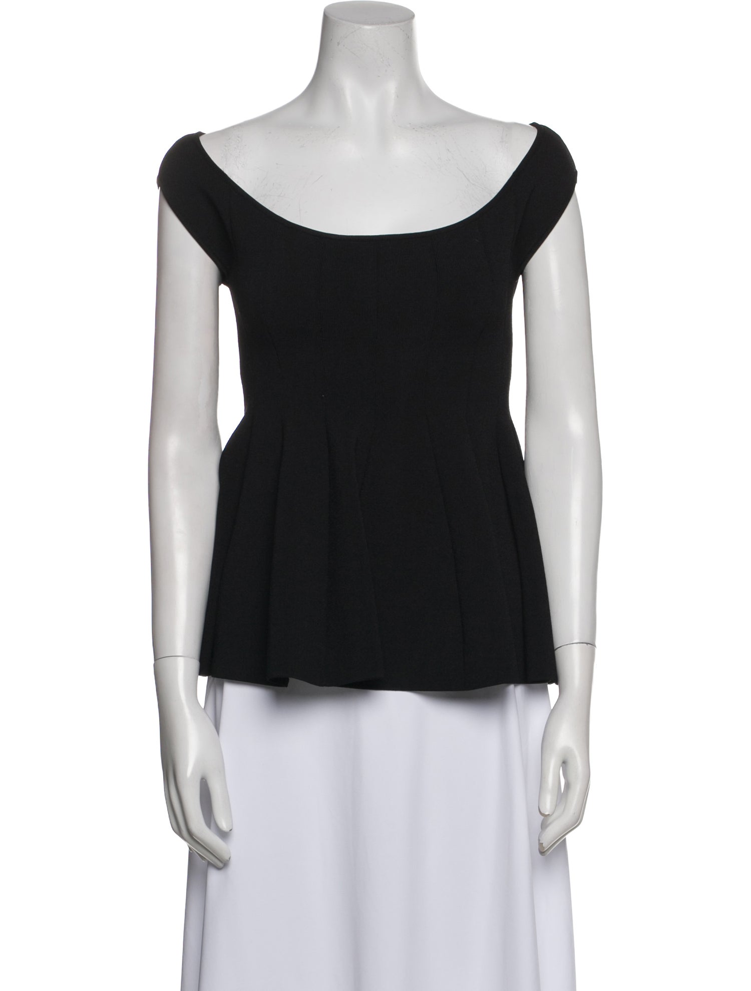Altuzarra Scoop Neck Short Sleeve Top