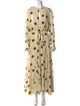 Altuzarra Polka Dot Print Long Dress