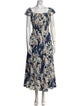 Altuzarra Floral Print Long Dress