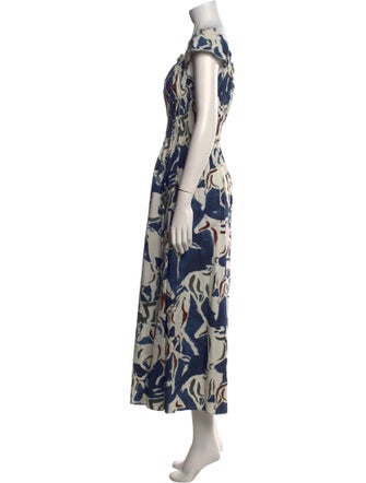 Altuzarra Floral Print Long Dress
