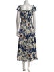 Altuzarra Floral Print Long Dress