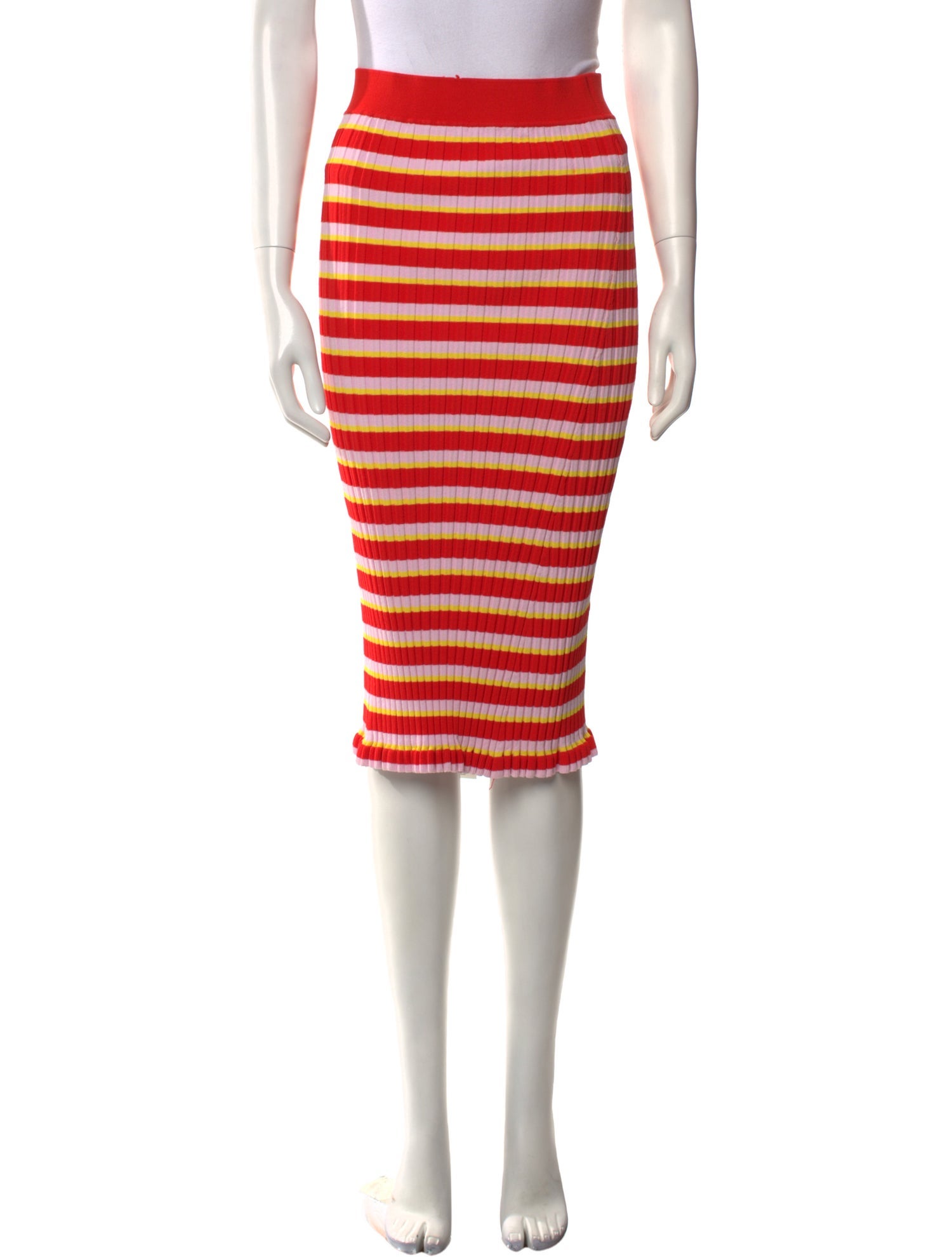 Altuzarra Striped Knee-Length Skirt