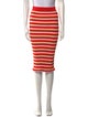 Altuzarra Striped Knee-Length Skirt