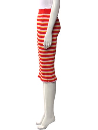 Altuzarra Striped Knee-Length Skirt