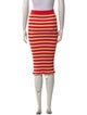 Altuzarra Striped Knee-Length Skirt
