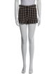Altuzarra Plaid Print Mini Shorts