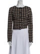 Altuzarra Plaid Print Evening Jacket