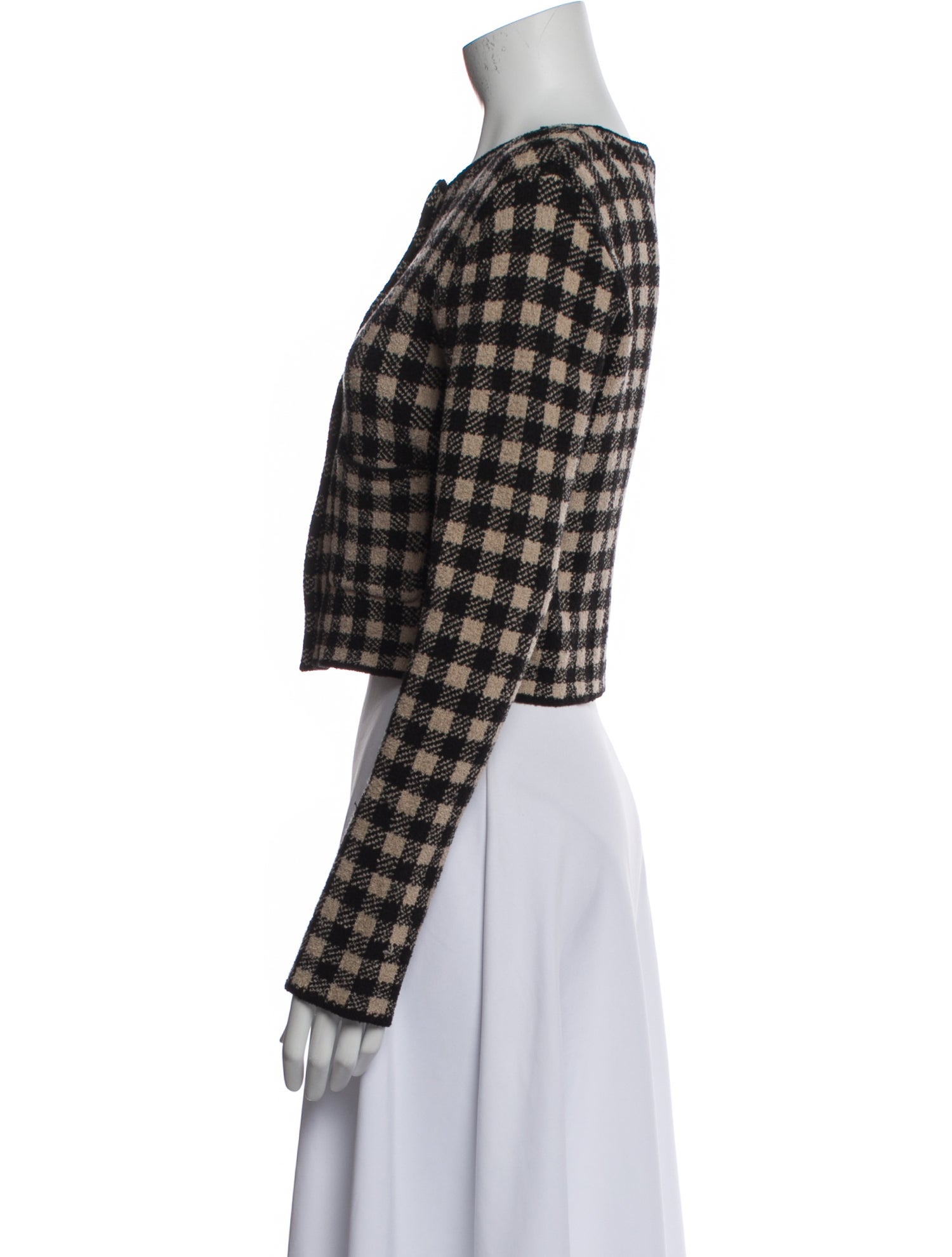 Altuzarra Plaid Print Evening Jacket