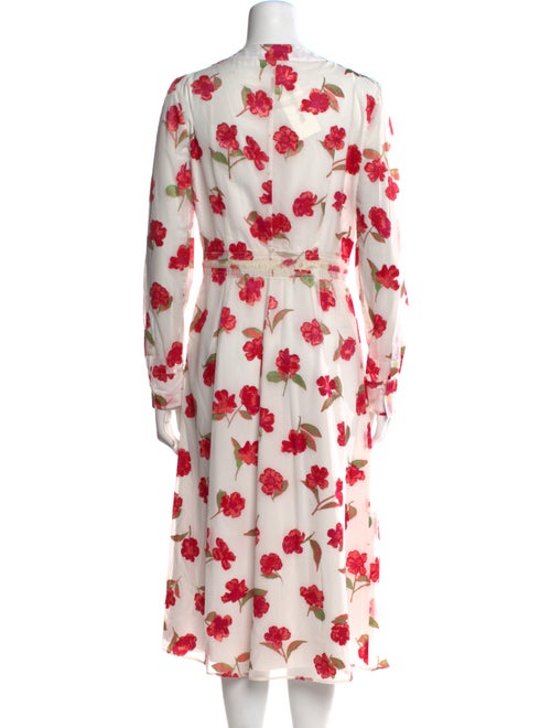 Altuzarra Floral Print Midi Length Dress