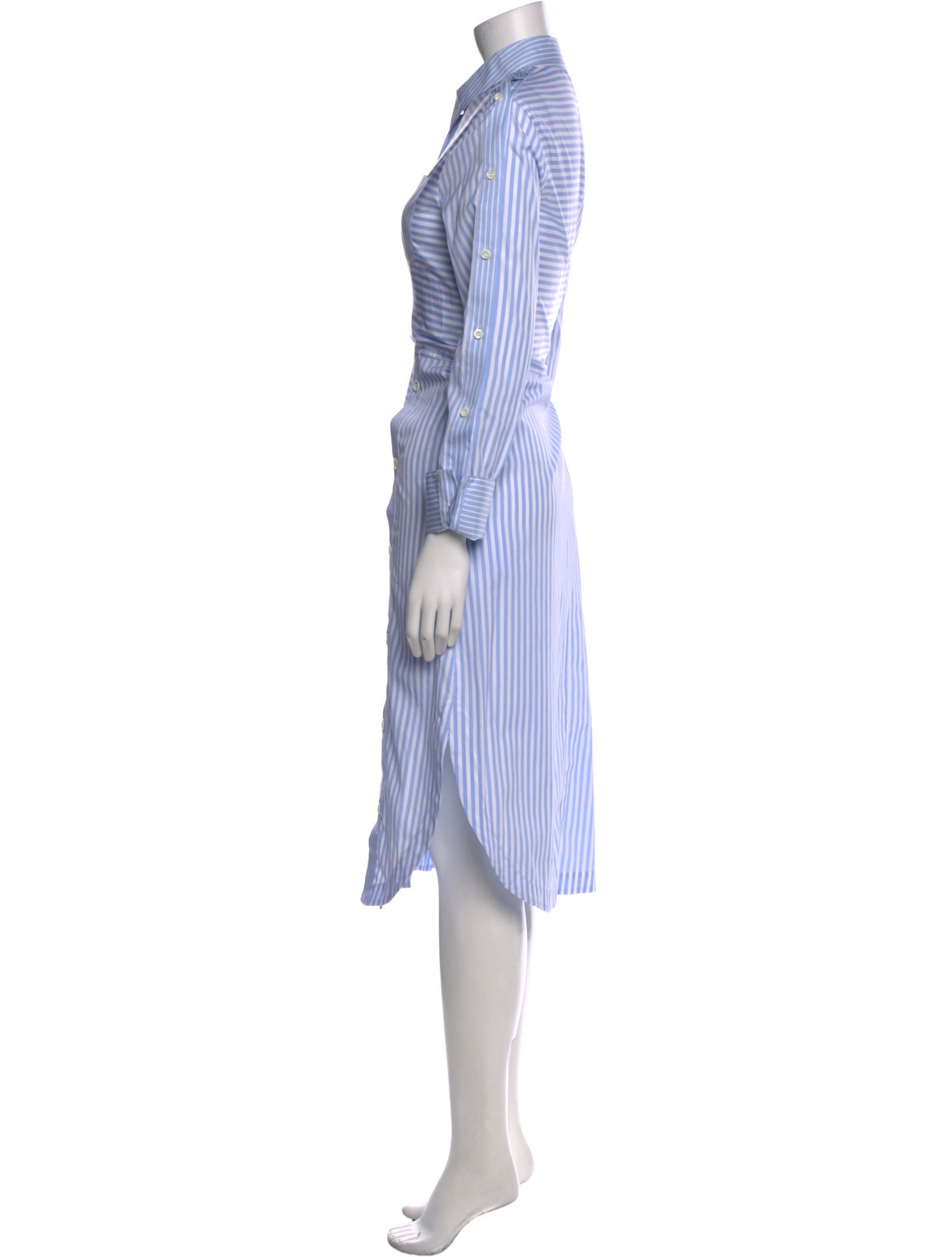 Altuzarra Striped Midi Length Dress