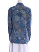 Altuzarra Silk Paisley Print Button-Up Top