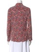Altuzarra Silk Floral Print Button-Up Top