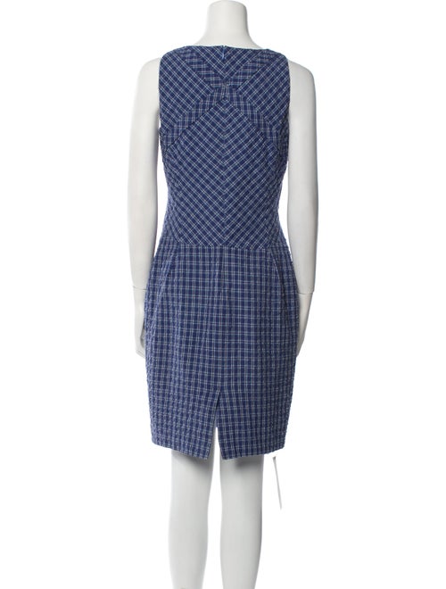 Altuzarra Plaid Print Knee-Length Dress
