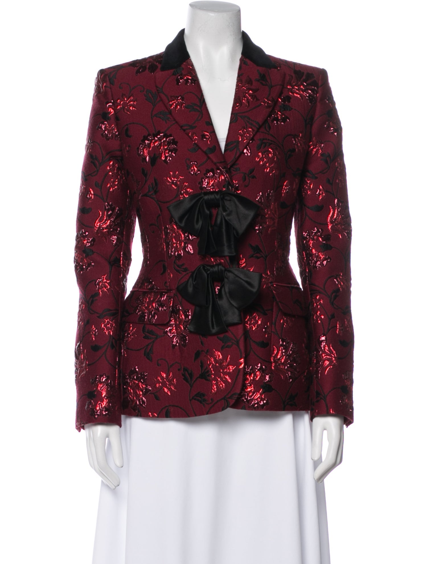 Altuzarra Wool Floral Print Blazer