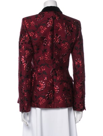 Altuzarra Wool Floral Print Blazer