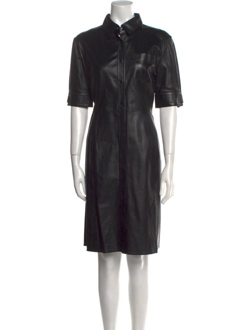 Altuzarra Leather Knee-Length Dress