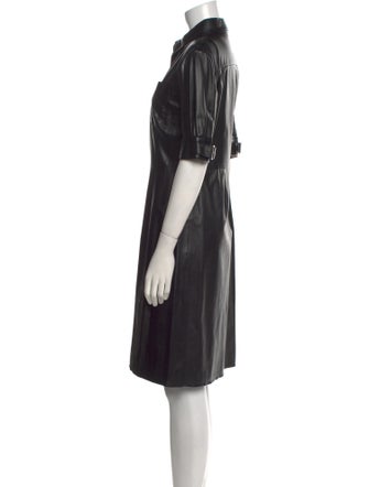 Altuzarra Leather Knee-Length Dress