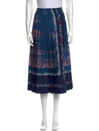 Altuzarra Patterned Midi Length Skirt