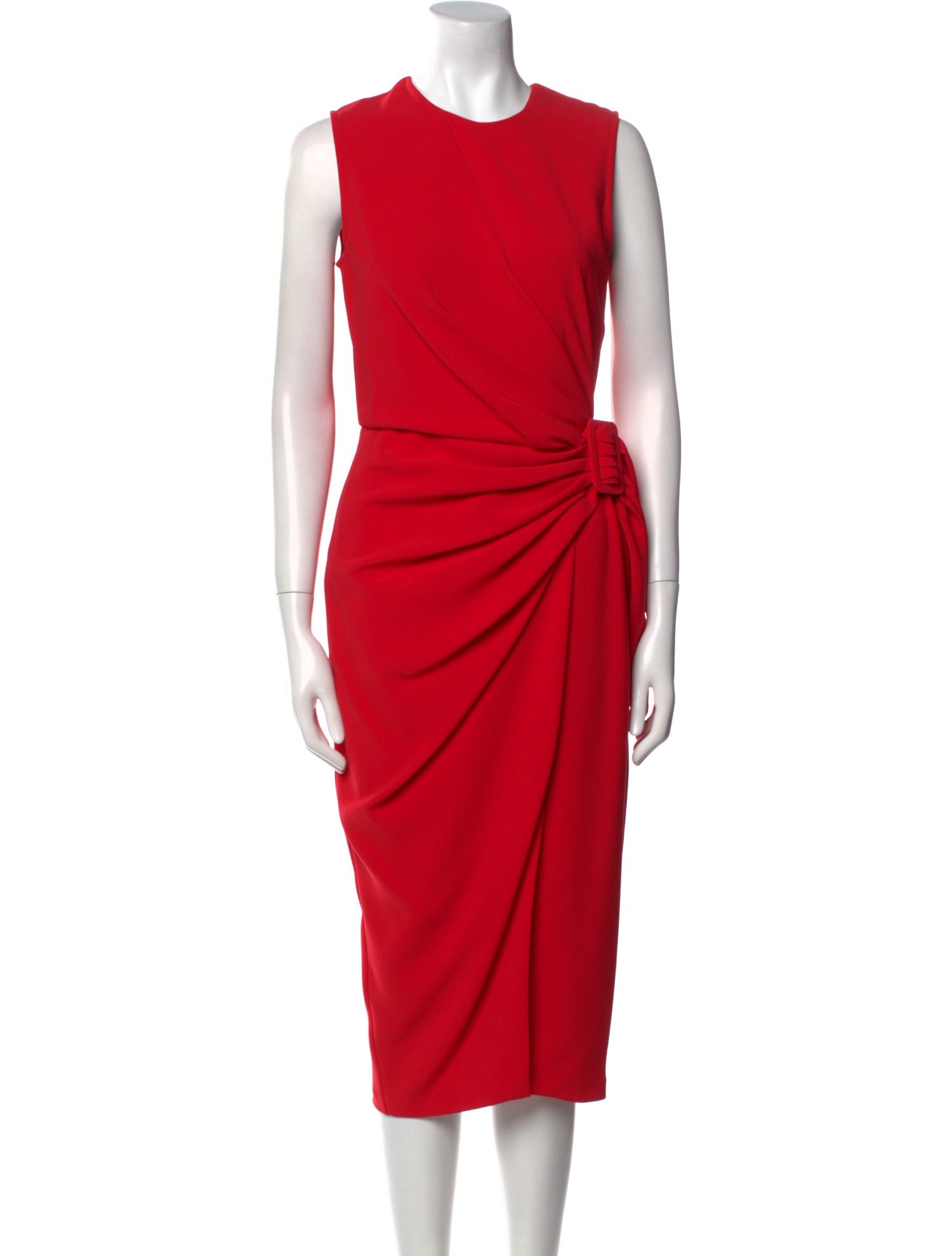 Altuzarra Crew Neck Midi Length Dress