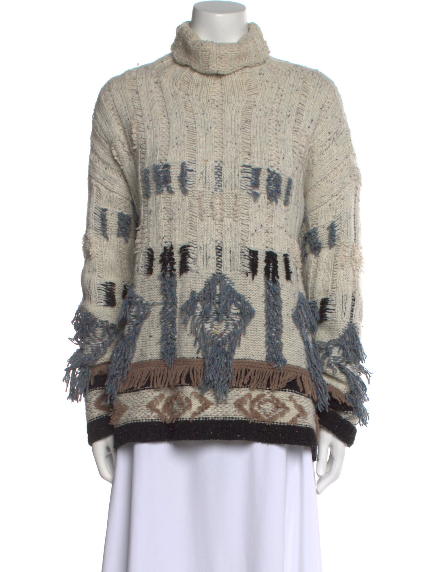 Altuzarra Printed Turtleneck Sweater
