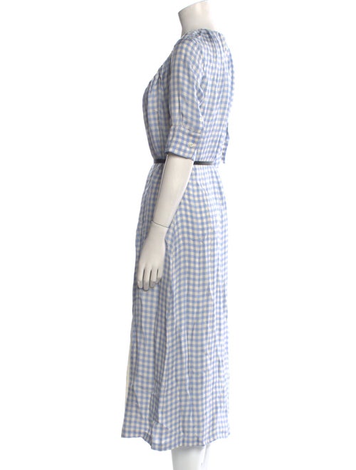 Altuzarra Plaid Print Long Dress