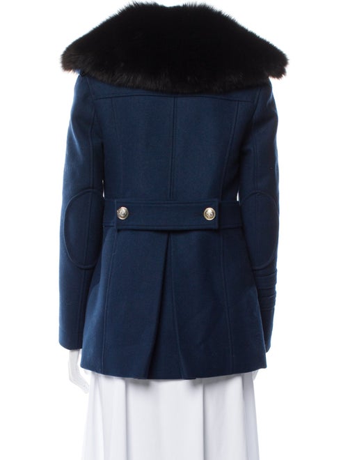 Altuzarra Fox Colorblock Pattern Faux Fur Vest