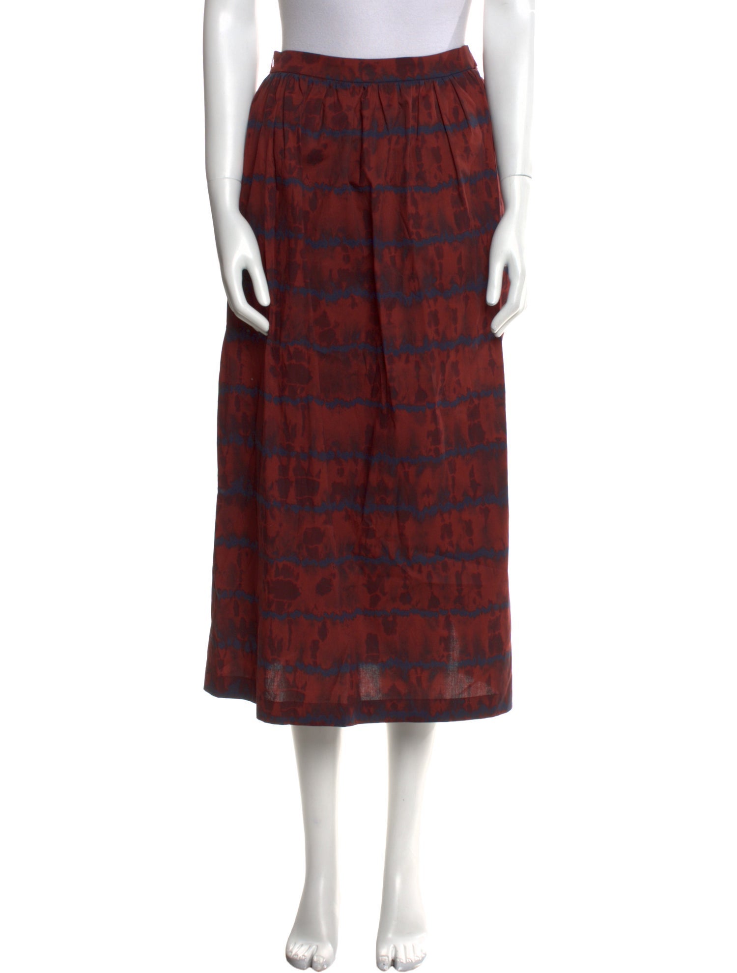 Altuzarra Striped Midi Length Skirt