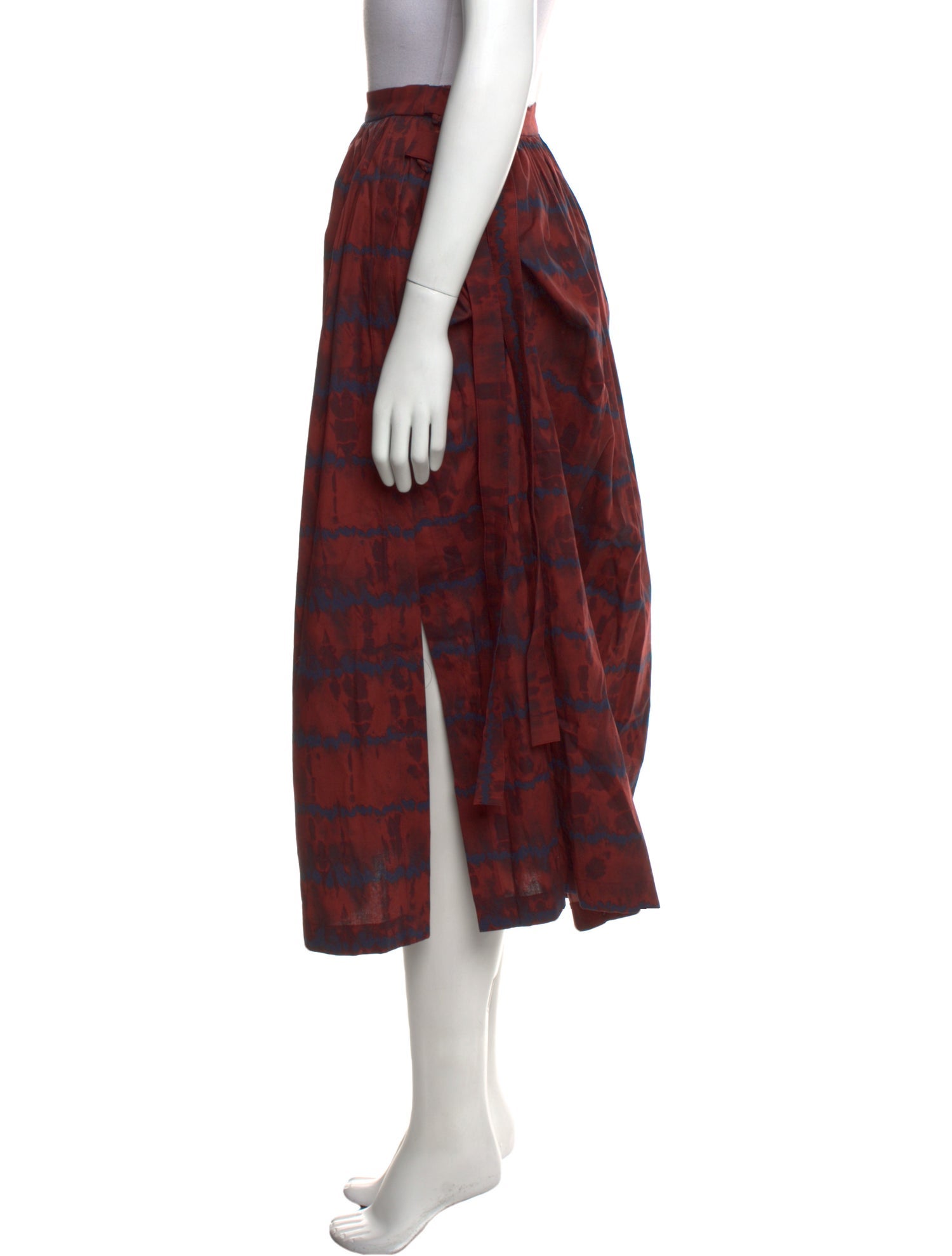 Altuzarra Striped Midi Length Skirt