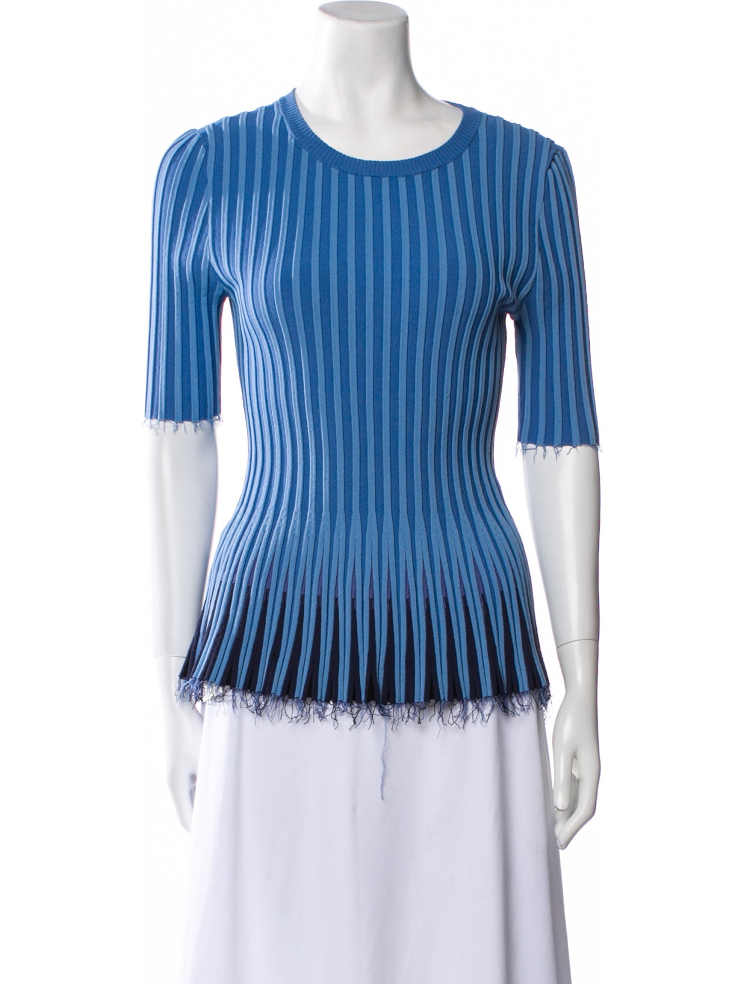 Altuzarra Striped Scoop Neck Sweater