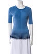 Altuzarra Striped Scoop Neck Sweater