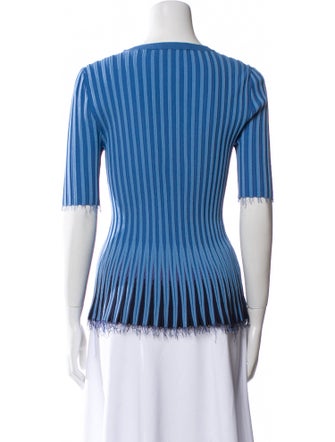 Altuzarra Striped Scoop Neck Sweater