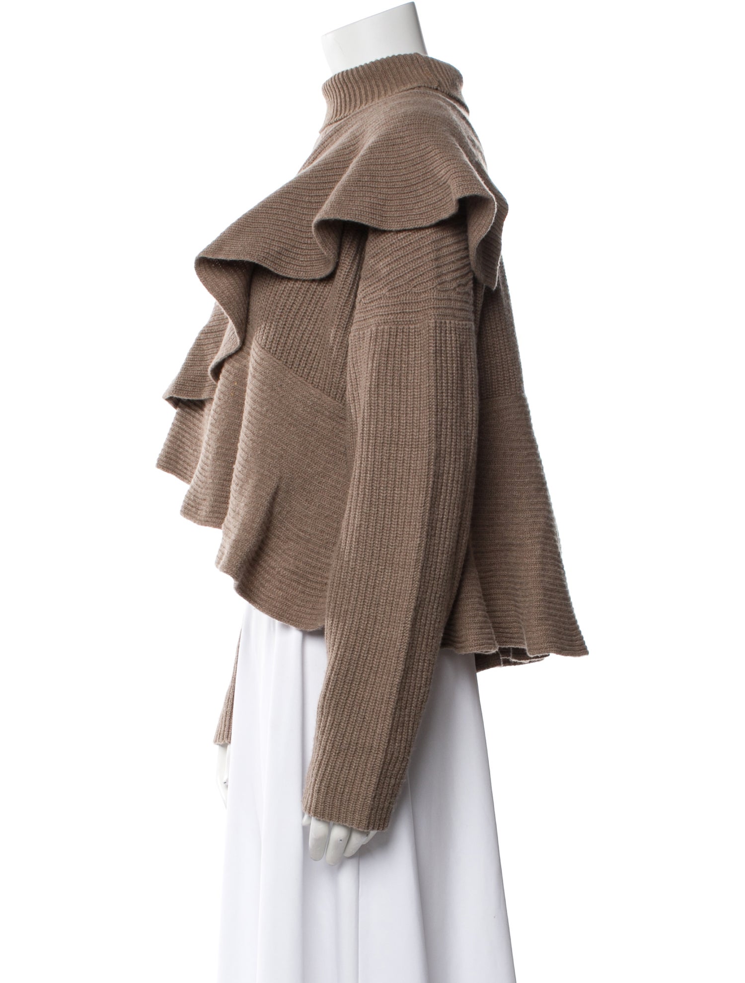 Altuzarra Merino Wool Mock Neck Sweater