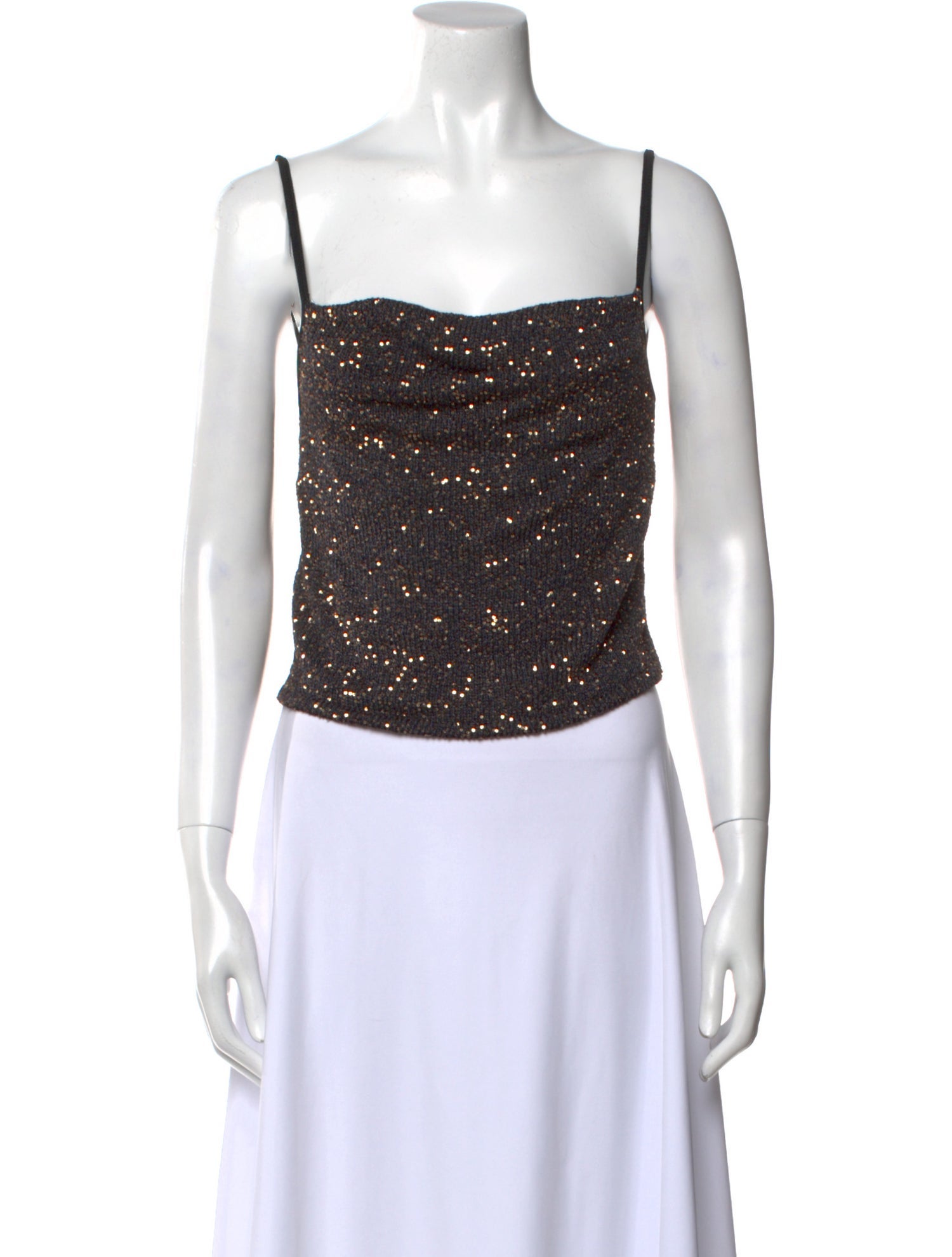 Altuzarra Square Neckline Sleeveless Crop Top