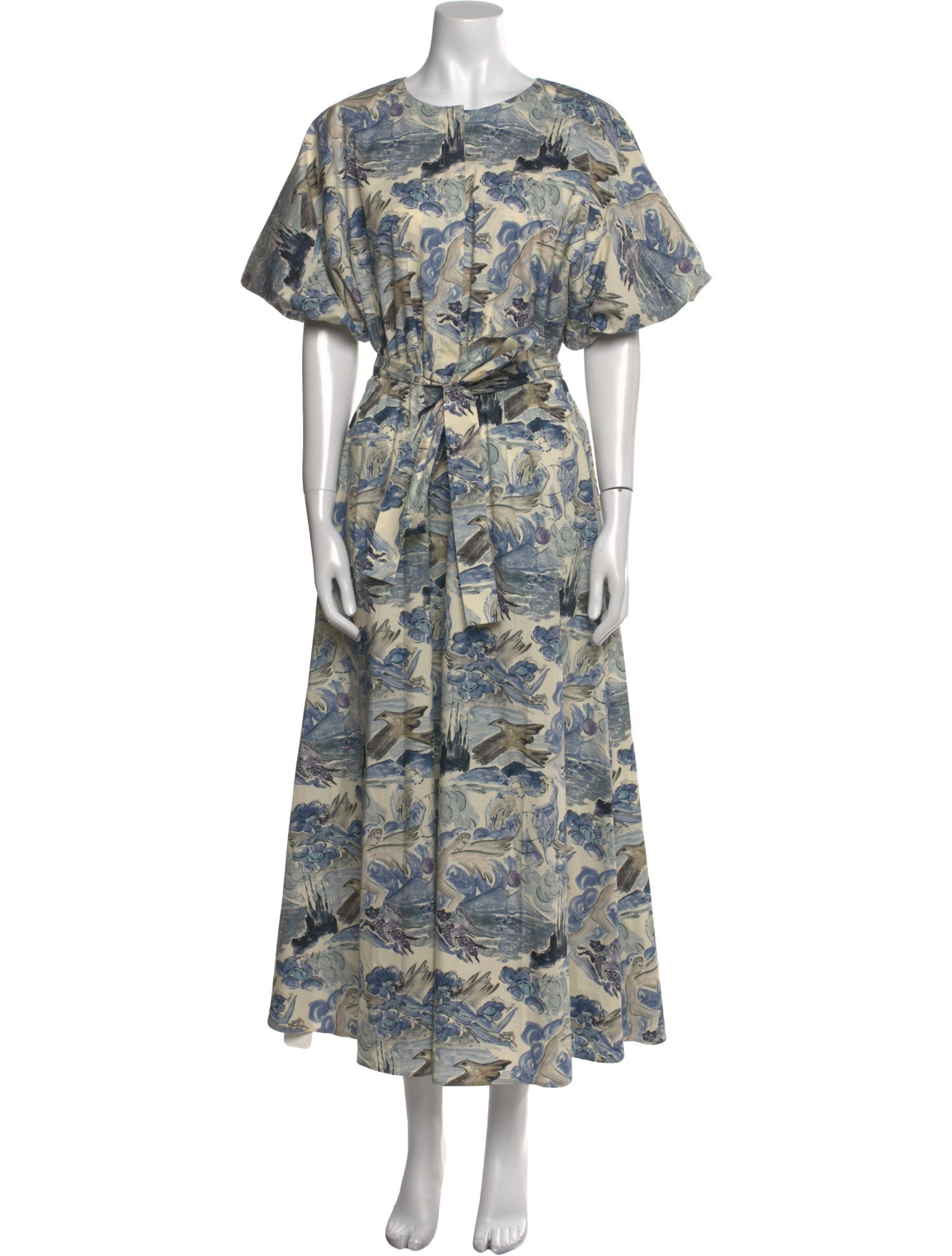 Altuzarra Printed Long Dress