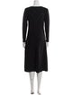 Altuzarra Scoop Neck Midi Length Dress