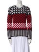 Altuzarra Printed Scoop Neck Sweater