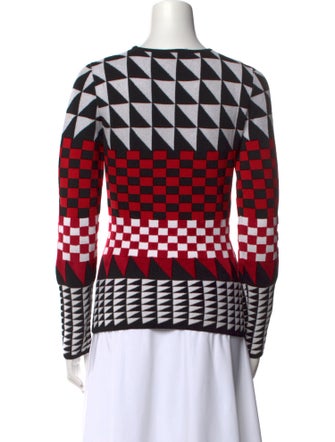 Altuzarra Printed Scoop Neck Sweater