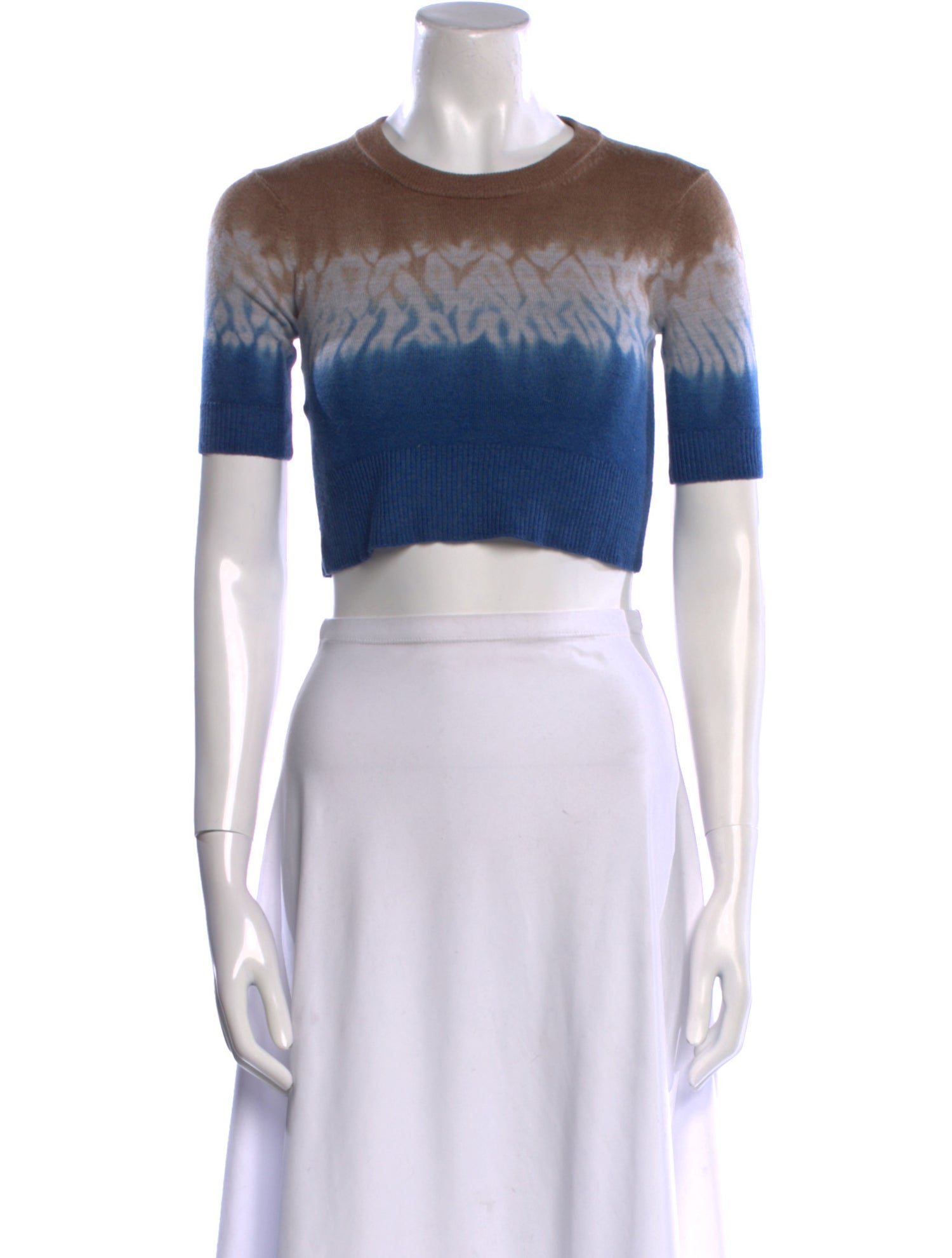 Altuzarra Merino Wool Striped Crop Top