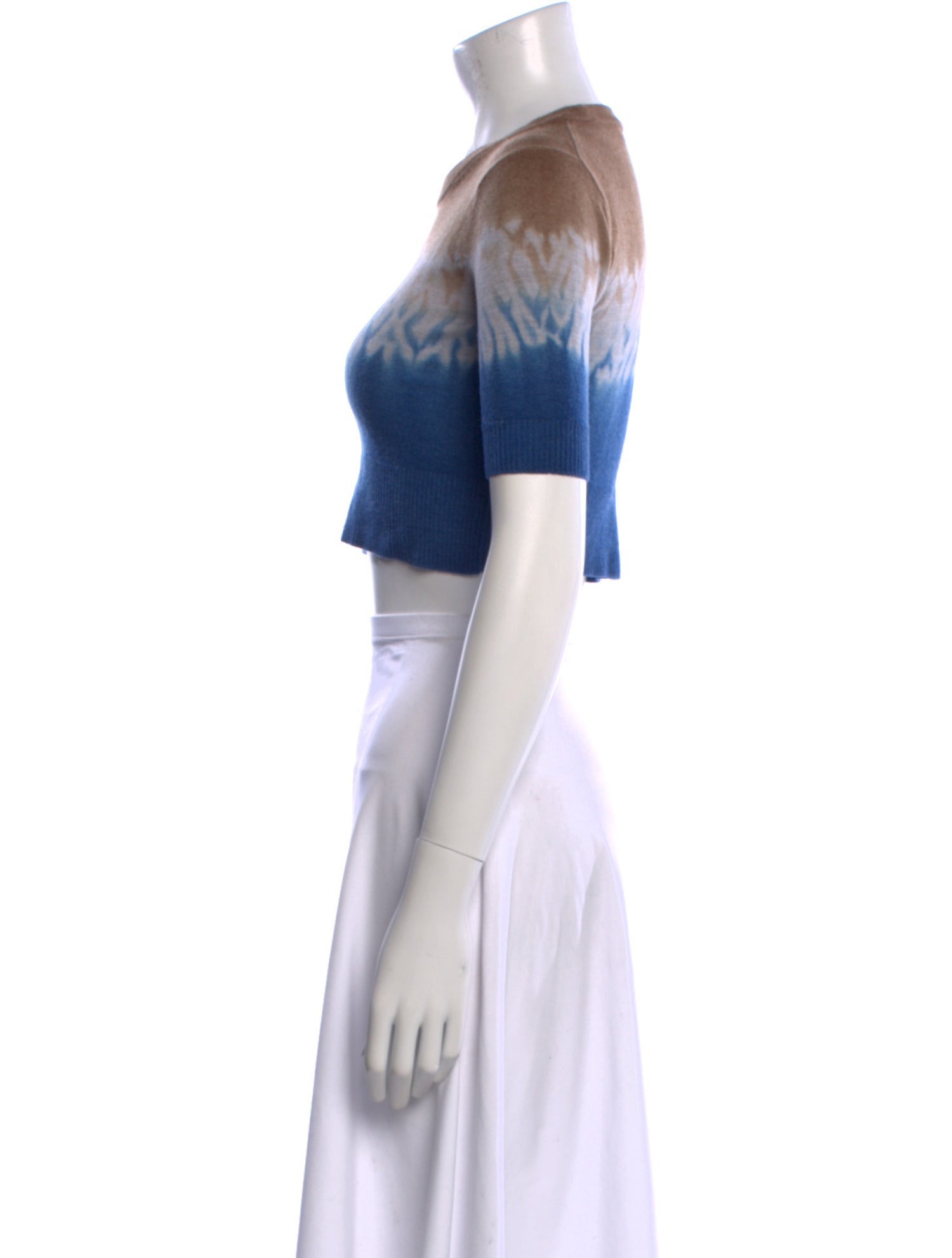 Altuzarra Merino Wool Striped Crop Top