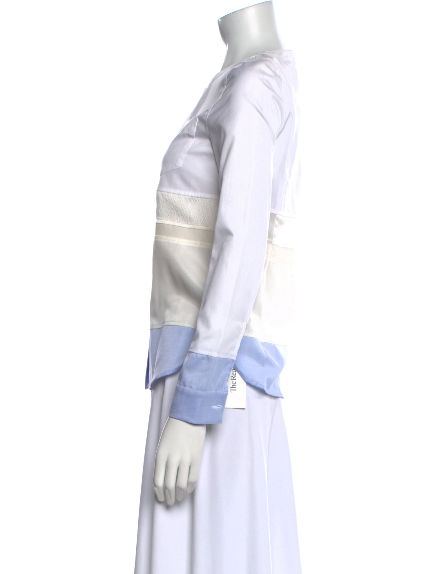 Altuzarra Crew Neck Long Sleeve Blouse