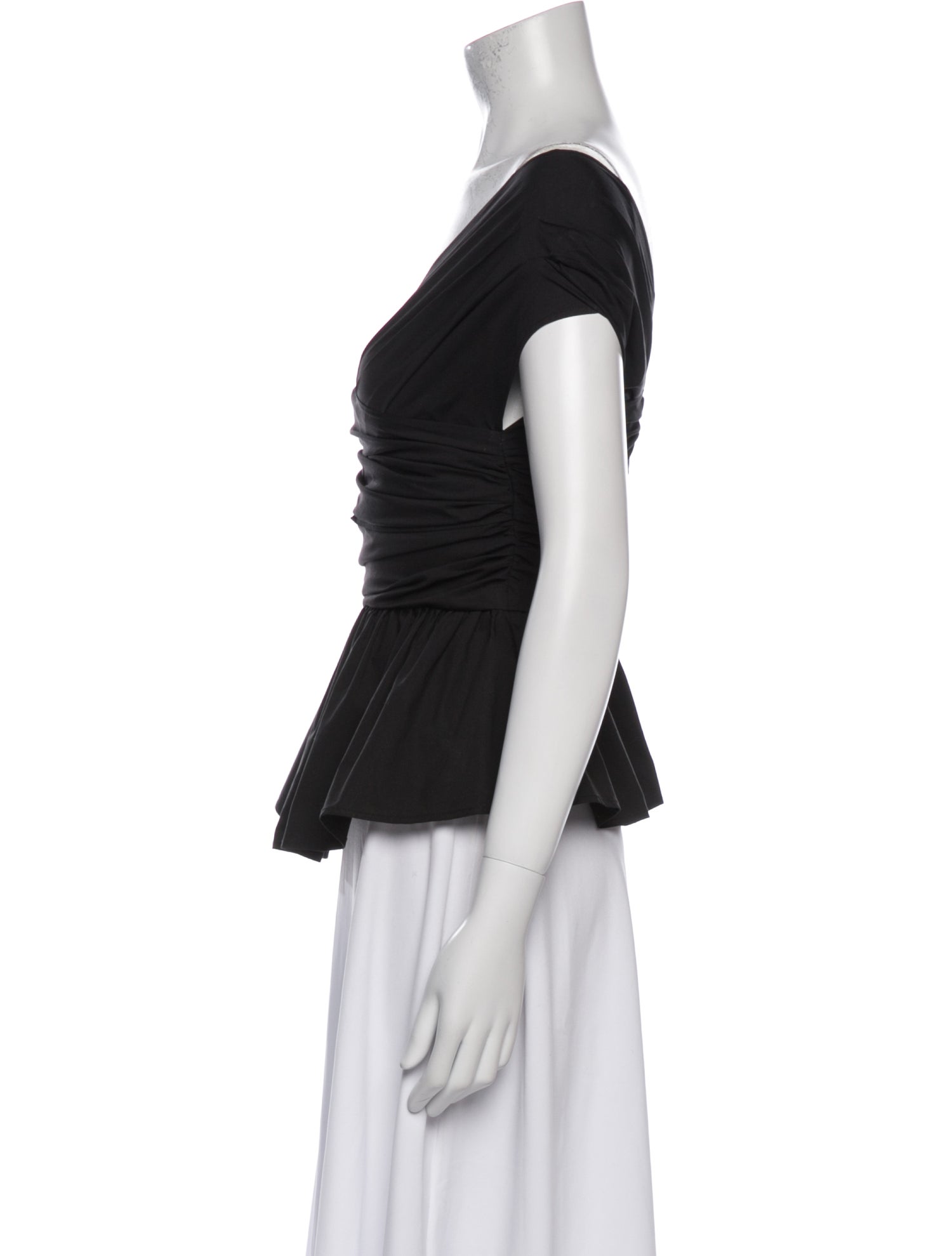 Altuzarra One-Shoulder Short Sleeve Top