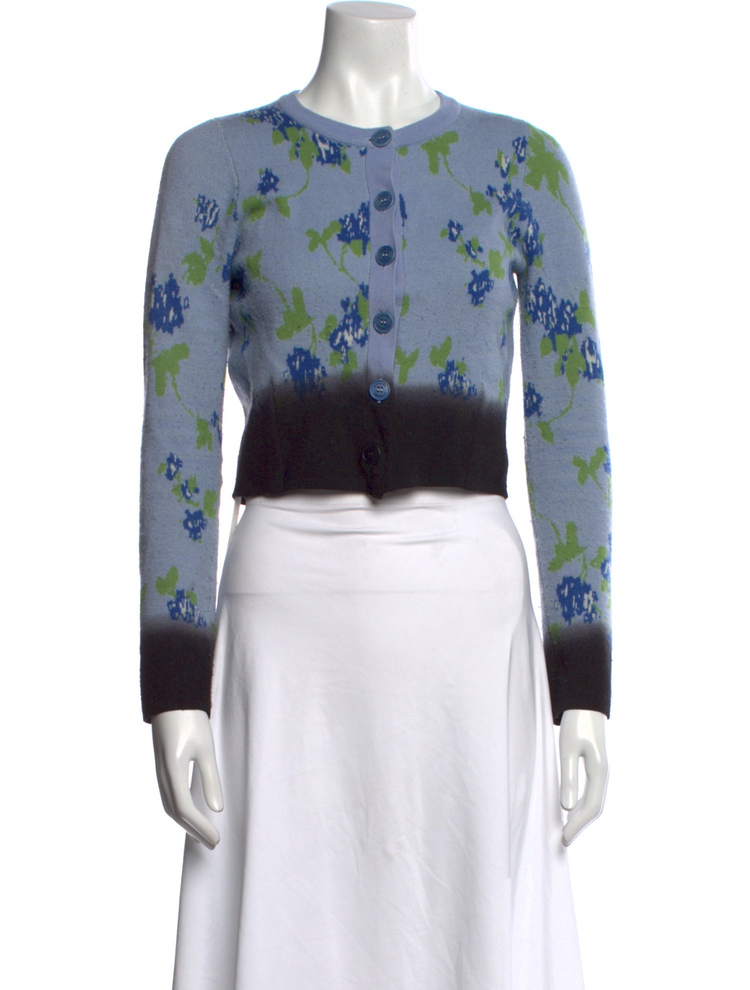 Altuzarra Wool Floral Print Sweater