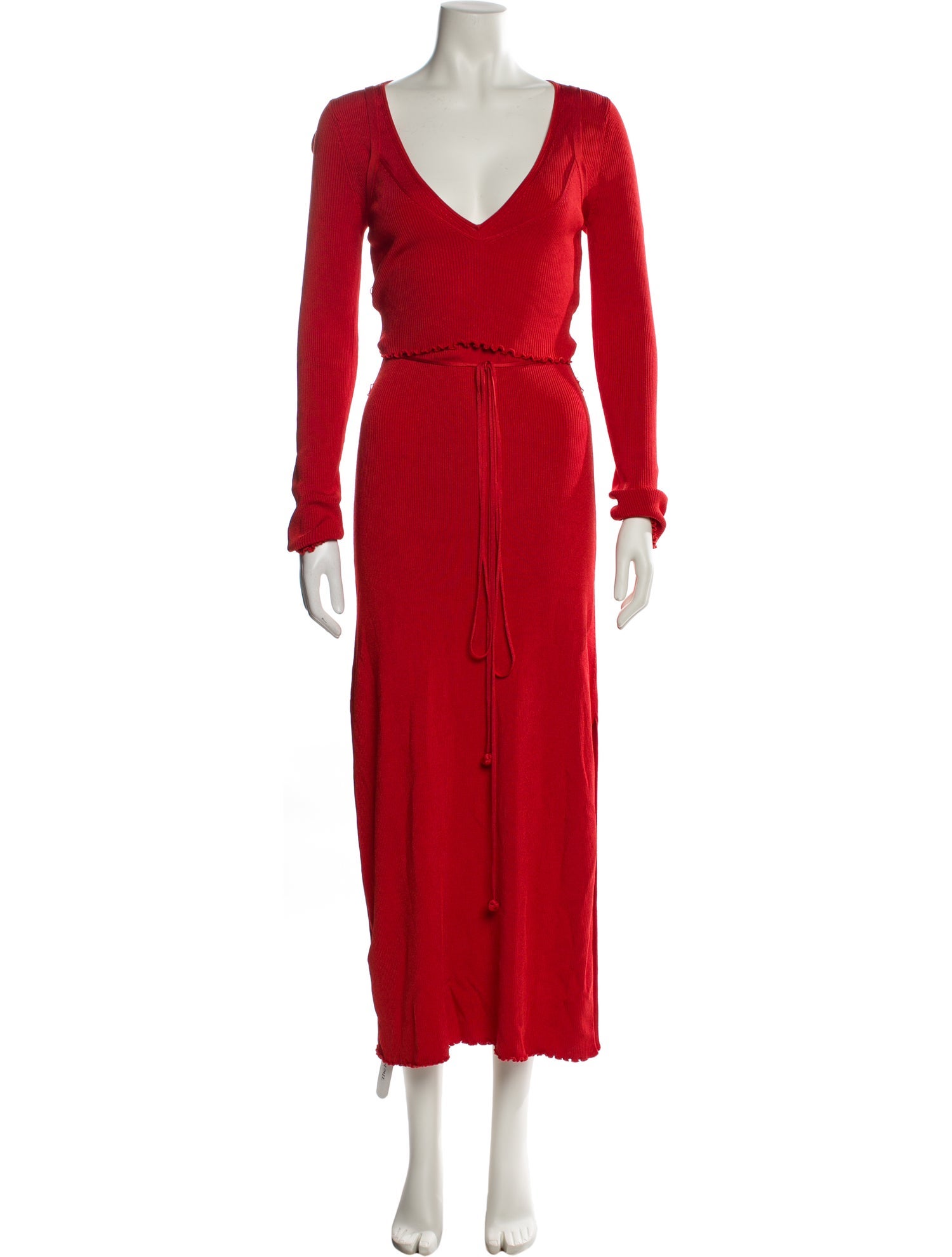 Altuzarra V-Neck Long Dress