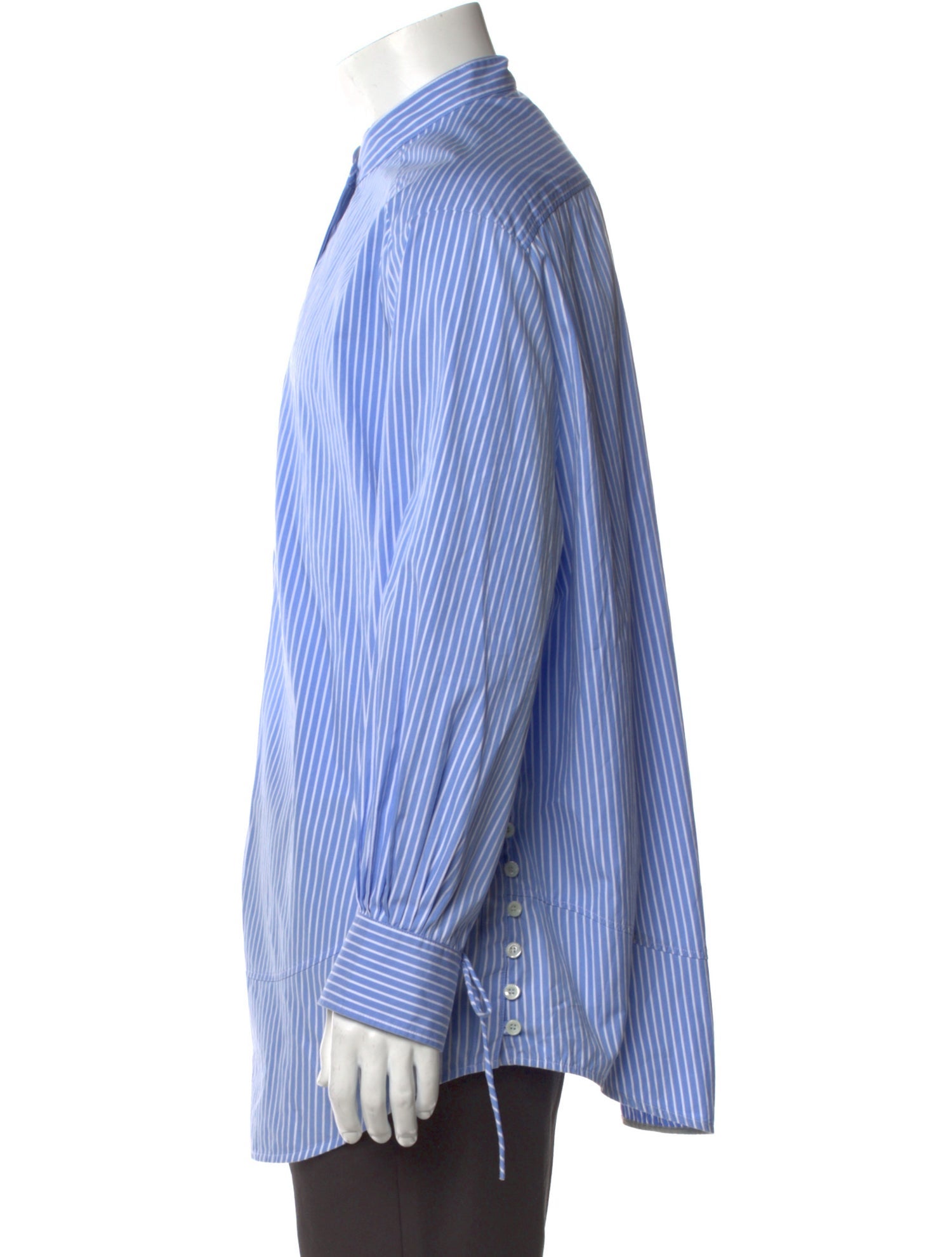 Altuzarra Striped Long Sleeve Dress Shirt