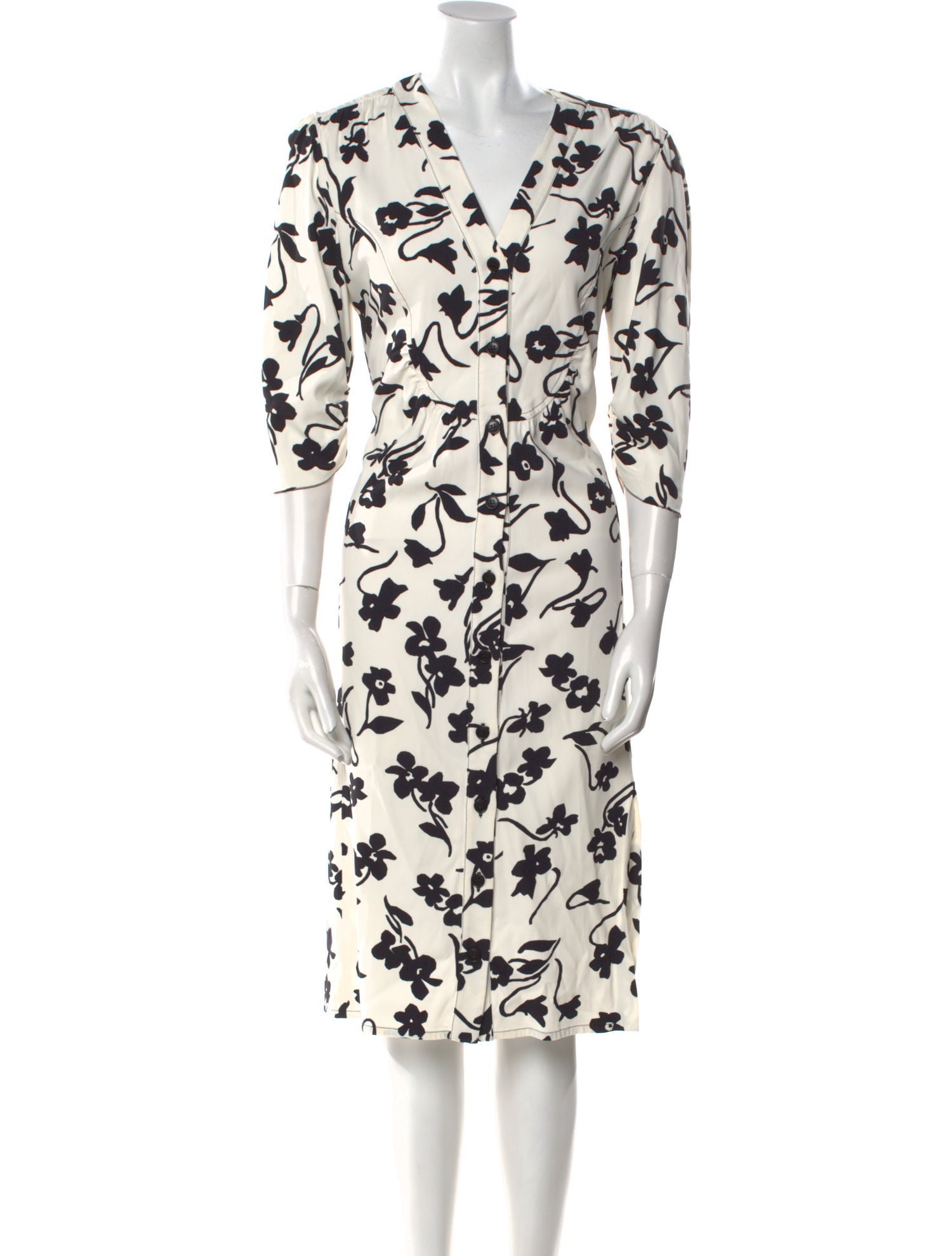 Altuzarra Floral Print Midi Length Dress