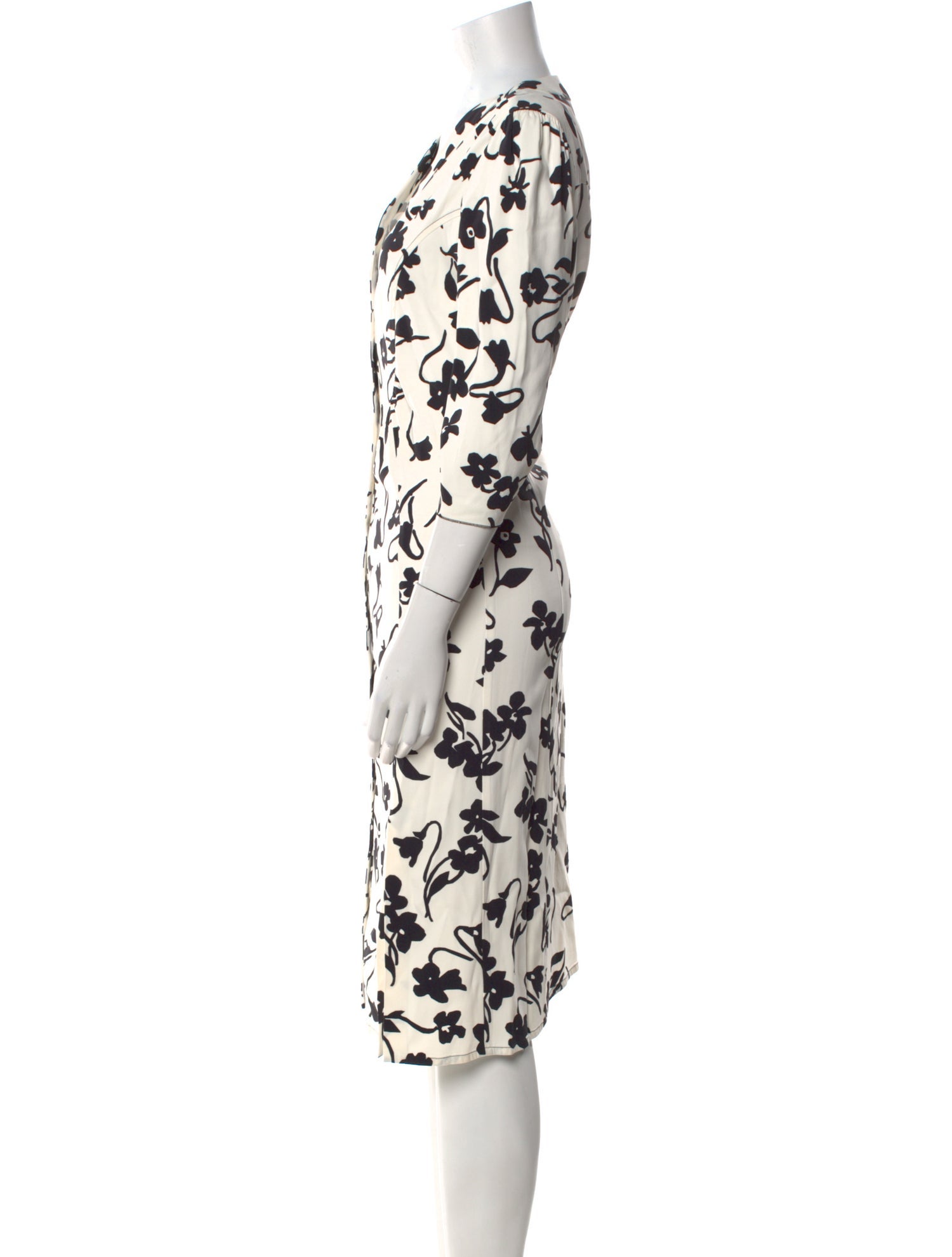 Altuzarra Floral Print Midi Length Dress